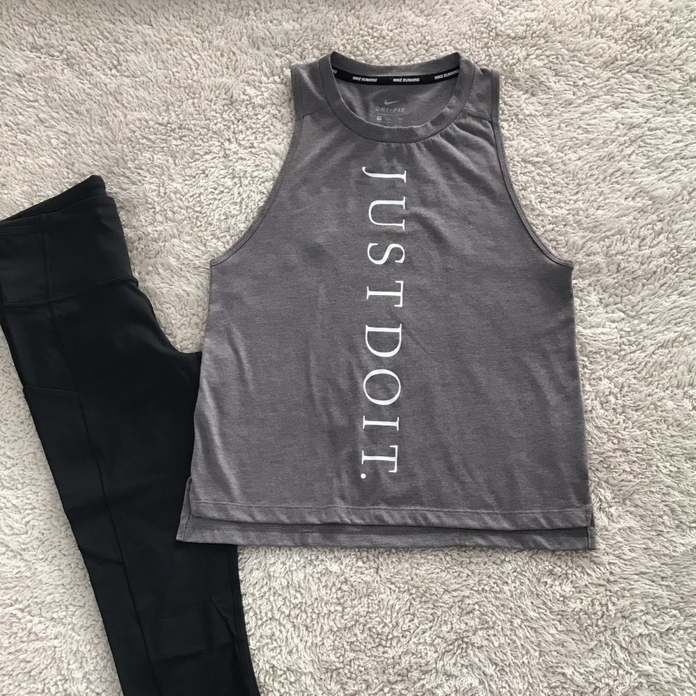 EUC Nike Just Do It Miler Tank S - Picture 3 of 8